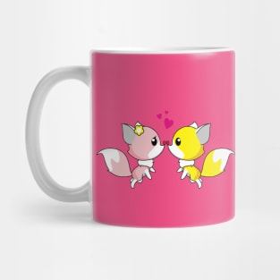 Kissy Foxes Mug